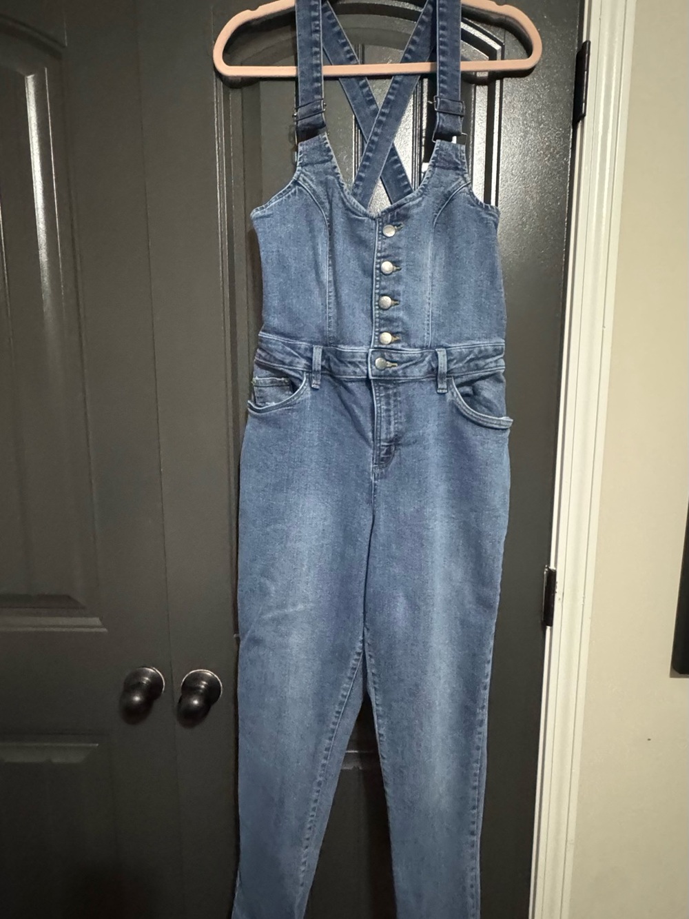 VENUS Medium Blue Denim Women's Overalls